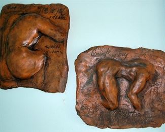 A series of Plaques from Barbara Balzer "Torso Boys" . There are 17 in total, just fabulous all the way.