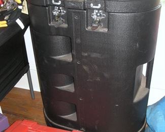 This is a packed Gazebo Tent for Trade Shows. 