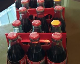 1999 and 1993 FSU Championship Coke Bottles