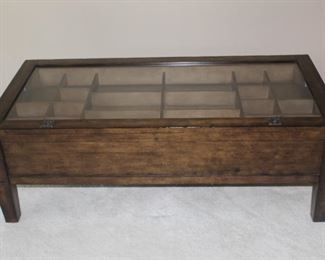 Pottery Barn  W-51”   D-24.5”   H—17.5