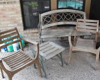 wood patio furniture