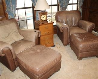 both chairs are worn, but serviceable