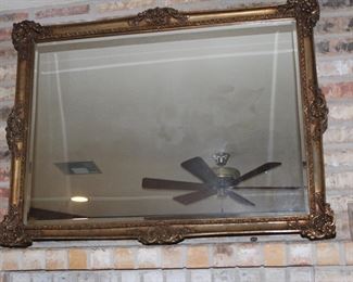 36" x 48" beveled wall mirror