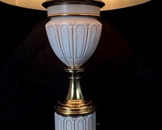 CALA968 Vintage MCM Stiffel Hollywood Regency Lamp