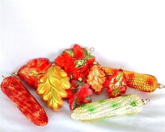 JOPI504 Vintage Christopher Radko Fall Ornaments