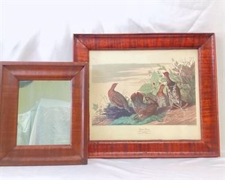 JOPI508 Antique Ogee Framed, Spruce Goose Print And Mirror