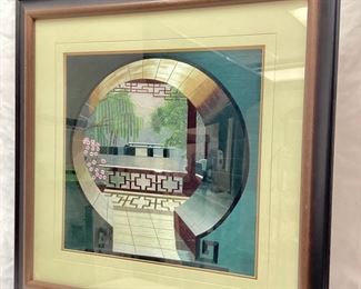 KAGE960 Framed Handmade Silk Embroidery Art
