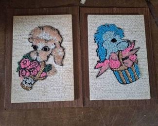 (2) MCM Puppy Portriats