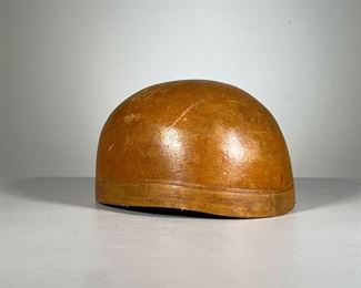 Ralph Lauren Polo Helmet | Vintage Ralph Lauren polo crash helmet; made in England with Holbrow; Ralph Lauren embossed logo plaque on front of helmet; size 7. - l. 8.5 x w. 7 in