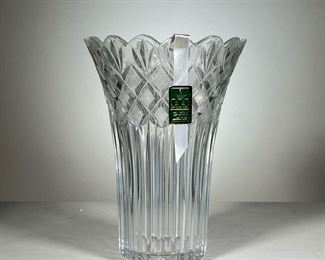 Waterford Irish Lace Vase | Waterford Crystal Irish Lace vase with original tag. - h. 10 x dia. 7 in