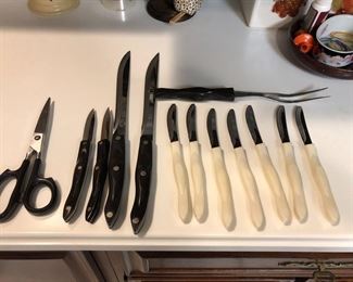 CUTCO SCISSORS AND KNIVES