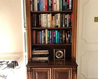 BOOKS AND BOOKCASE