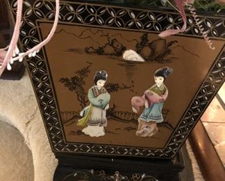 DECORATIVE STAND AND CONTAINER