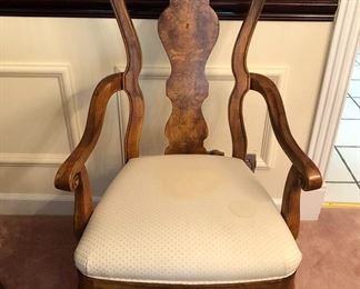 PAIR OF ARM CHAIRS FOR DINING ROOM SET