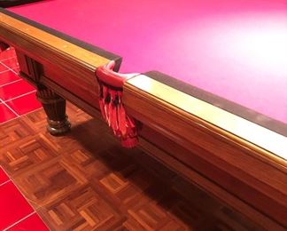 A.E. SCHMIDT POOL TABLE