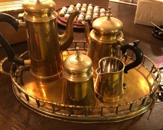 BRASS TEASET