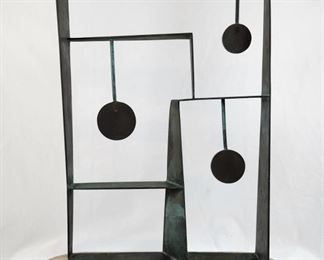 Mid-Century Modern Bronze Sculpture by Earl Runner