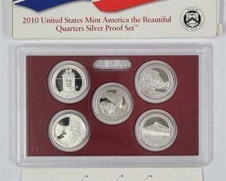 2010 United States ATB Quarters Silver Proof Set