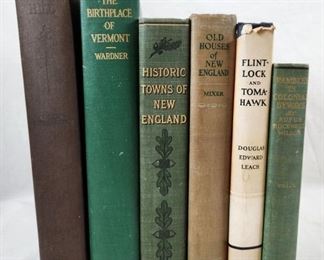 6 New England Hardcover History Books