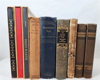 American Literature Books Sandburg Edgar Allan Poe