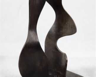 Signed Earl Runner III Small Bronze MCM Sculpture