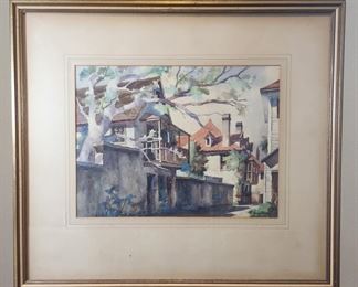 John Cuthbert Hare Signed St. Augustine Painting