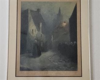 Fernand Legout-Gerard Signed Douarnez Etching