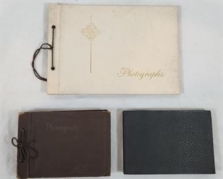 3 Vintage Albums of Photographs and Post Cards