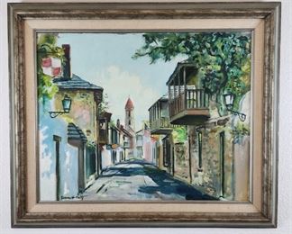 Original Emmett Fritz Oil on Canvas Board Painting