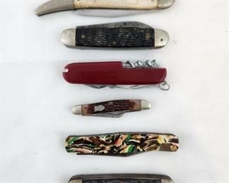 Assorted Pocket Knives including Shrade
