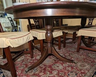 Henkel Harris Dining Room Table and Chairs