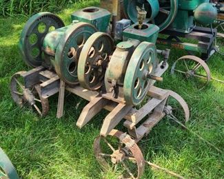 2 STOVER HIT & MISS ENGINE CART