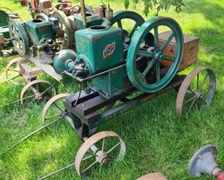 TERMAAT & MONAHAN HIT AND MISS ENGINE ON CART