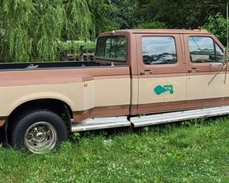 1989 FORD F350 LARIAT DUALLY WORK TRUCK