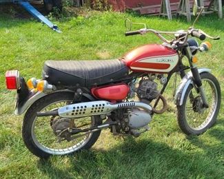 1974 HONDA 125 MOTORCYCLE