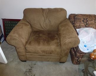 ULTRASUEDE CLUB CHAIR