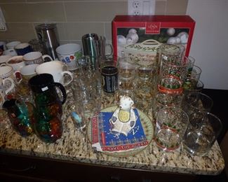 GLASSWARE & MUGS FROM HARRODS