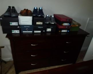 DRESSER & NEW SHOES