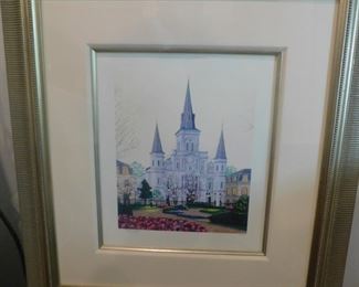 LIUDMILA KONDAKOVA LITHOGRAPH  SIGNED TWICE