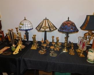 MORE LAMPS AND CANDLE HOLDERS