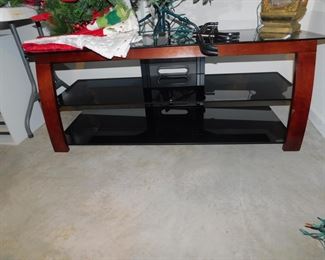 ITEN GLASS SHELF TV STAND