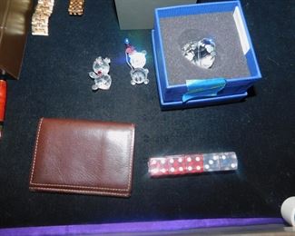 SWAROVSKI CRYSTAL - WALLET AND DICE