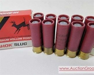 12 Ga 3 inch Magnum Federal HiShok Hollow Point Slugs