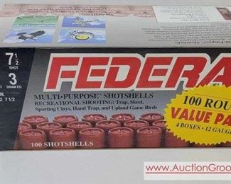 16 100 Round Value Pack of Federal 12 gauge