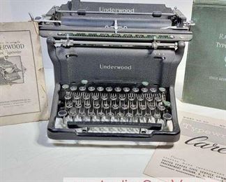 27 Underwood Standard Typewriter