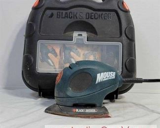 Black Decker Mouse Sander Polisher.