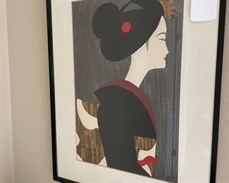 Kyoshi Saito (1907-1997) Woodblock
