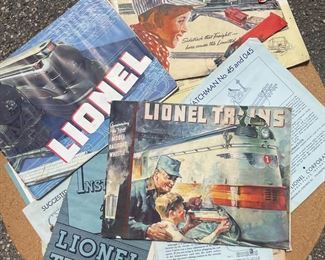 Booklets and Directions that go with Lionel Train Set