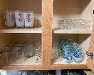 Glass sets including Wizard of Oz Whataburger glasses!