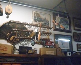 High End! German Tri-wing military airplane pro built wooden model